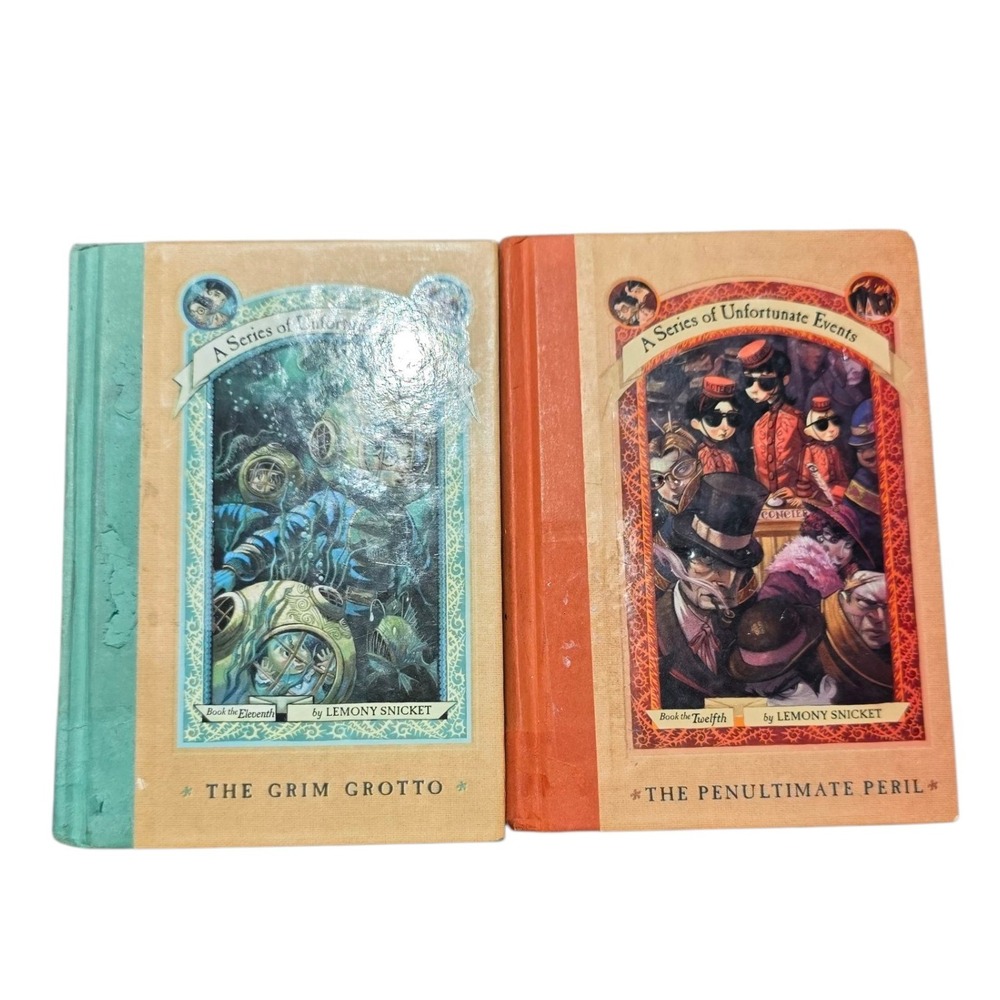 Lemony Snicket A Series of Unfortunate Events Books 11 & 12 Kids